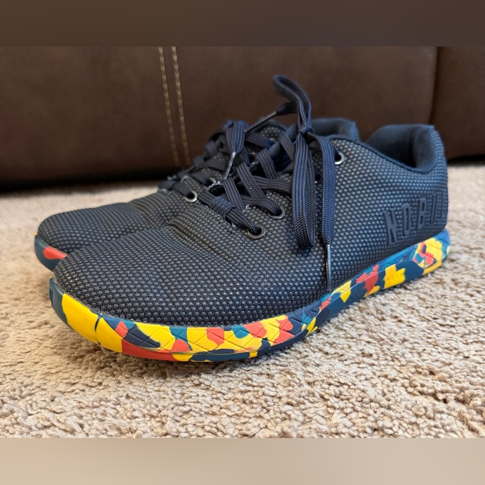 Nobull Trainers Men’s Sz 8.5 or Women’s Sz 10 Shoes Navy Blue Crossfit Sneakers